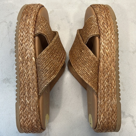 Beach By Matisse Hali Platform Sandal Boho Raffia Woven Women’s Size 7 - Picture 8 of 16
